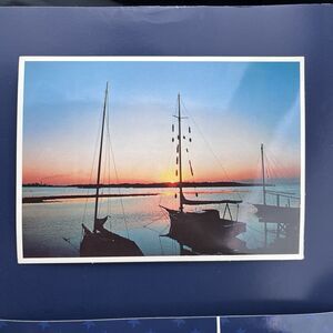 Vintage Sunrise In The Florida Keys Postcard Little Accents Photo By C&J Jordon